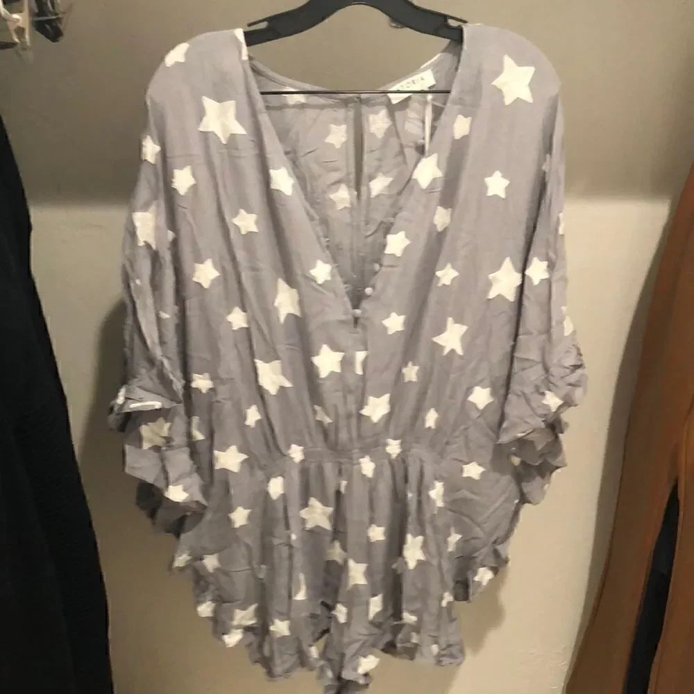 Vici Storia stars and stripes romper size S NEW